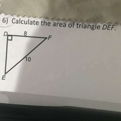 How do you calculate the area of triangle def?