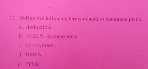 Define the terms related to insurance plans