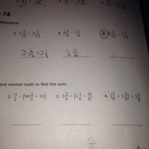 Someone answer #2 #3 and #4 on lesson 7.9!