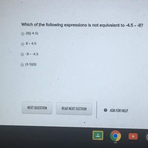Which of the following expression is not equivalent to -4.5 times -8?