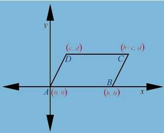 Complete the following proof. prove: the opposite sides of a parallelogram are equal.