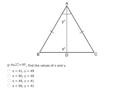 Find the values of x &amp; y 50 points!