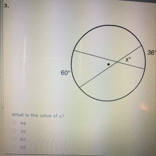 What is the value of x? look at image attached