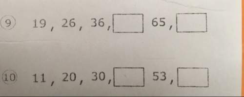 Can someone give the answer for the number pattern show your work, i am struggling.