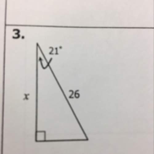 Have to find the missing sides with trigonometry ratios
