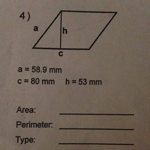 How do you do this? it's identifying are and perimeter