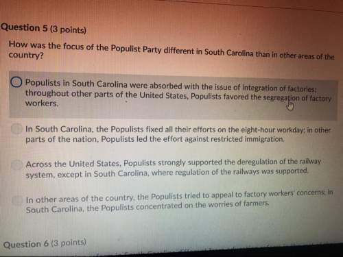 How was the focus of the populist party different in south carolina than in other areas of the count