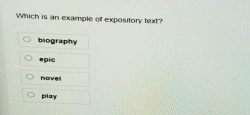 Which is an example of expository text