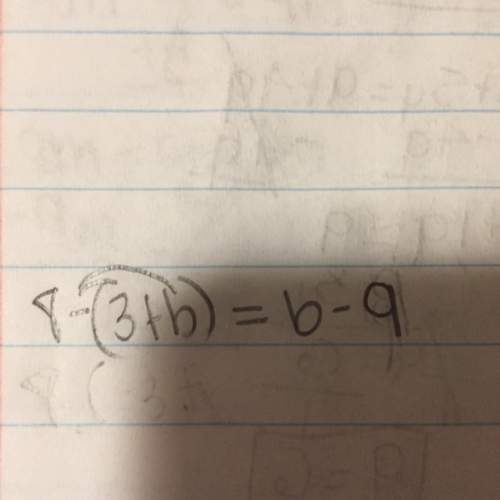How do you solve for b in this expression