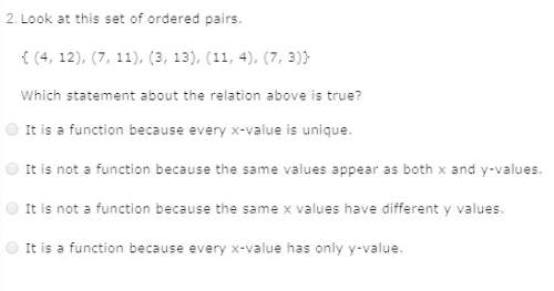 Relations and functions /// algebra i 4 questions