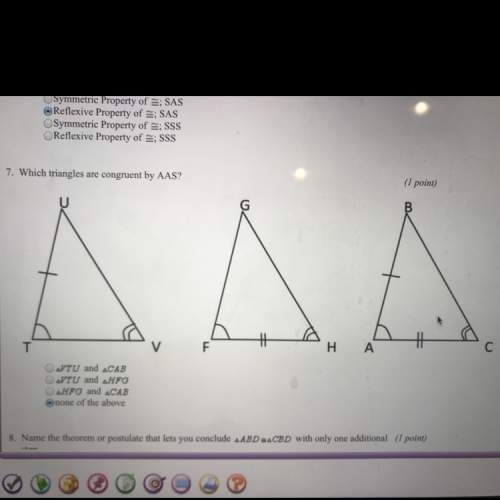 Which triangles are congruent by aas?