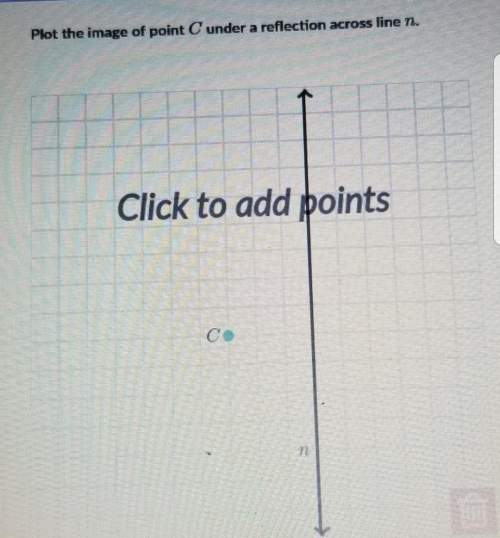 Plot the image of point c under a reflection across line n meee tell me the answer wher