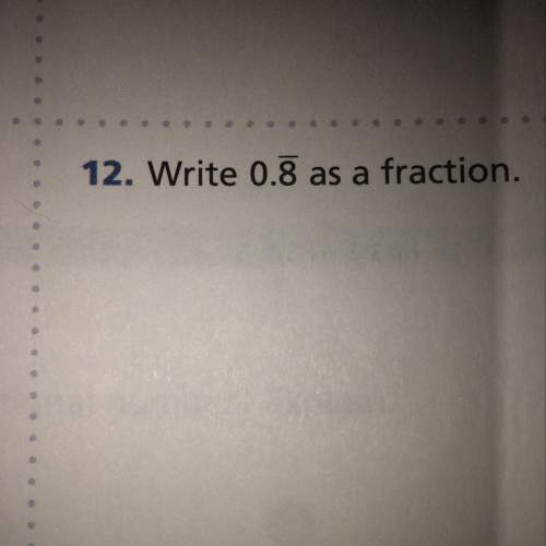 What is 0.8 repeating as a fraction