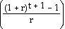 The formula s = a models the value of a retirement account, where a = the number of dollars added to