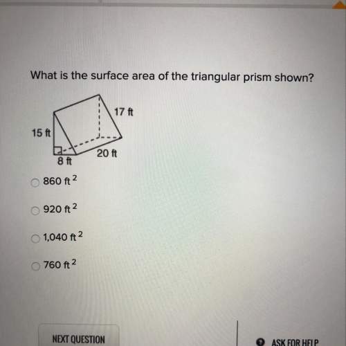 What is the surface area of the triangular prism shown?
