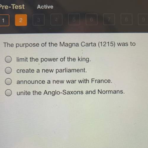The purpose of the magna carta (1215) was to