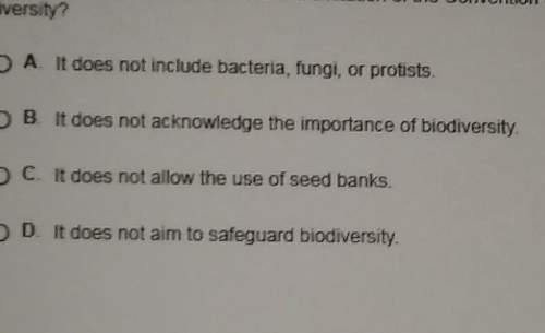 Which of these sentences describes a limitation of the convention on biological diversity