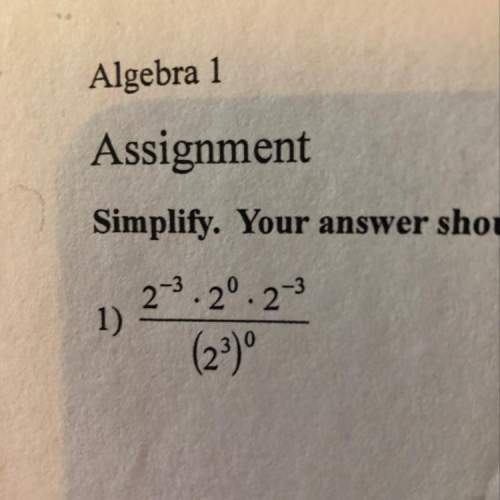 Only positive exponents. simplify. what’s the answer?