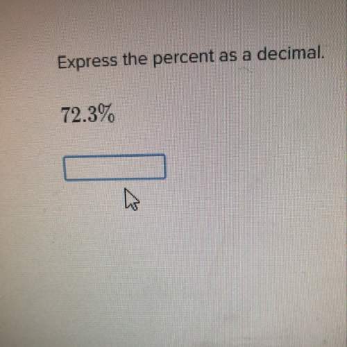 What's the percent 72.3 as a decimal