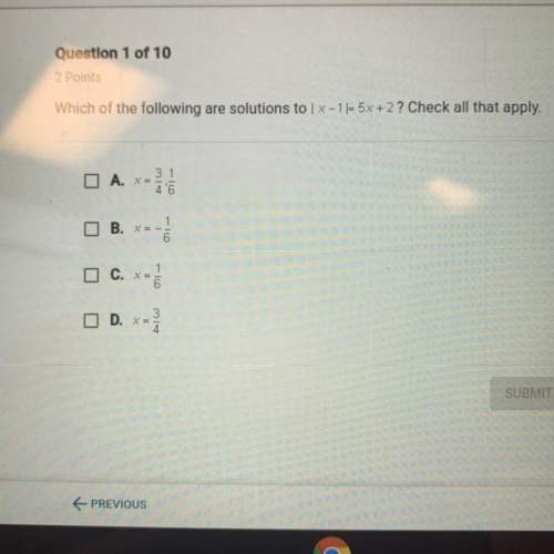 What is the answer and how would i solve this?