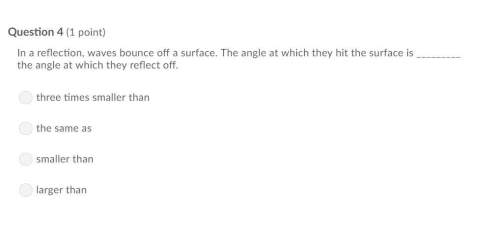 Correct answer only !  in a reflection, waves bounce off a surface. the angle at which t