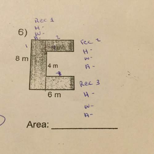 Can someone me find the area of each rectangle? i know the formula but i’m confused on which numbe