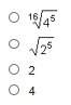 Which expression is equivalent to ((4^((5)/(((1)/(/(4^((1)/(((1)/(
