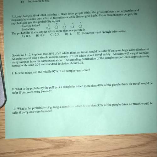 What is the answer to number 7 and 8