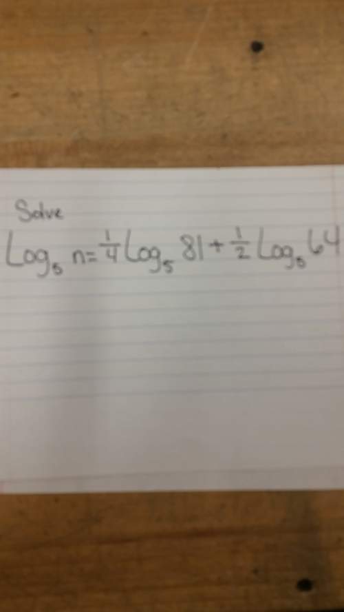 It says to solve i don't remember much about doing logs