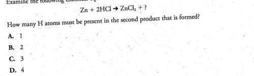 Now many h atoms must be present in the second product that is formed?