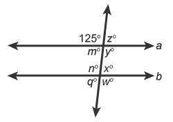 What is the measure of angle z in this figure?  enter your answer in the box. z =