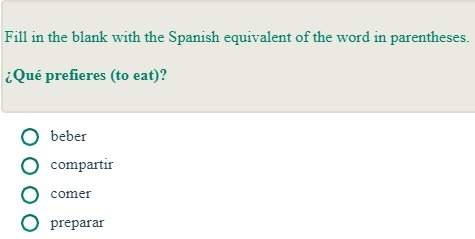 Can someone me one these spanish questions