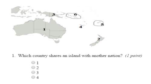 Which country shares an island with another nation?