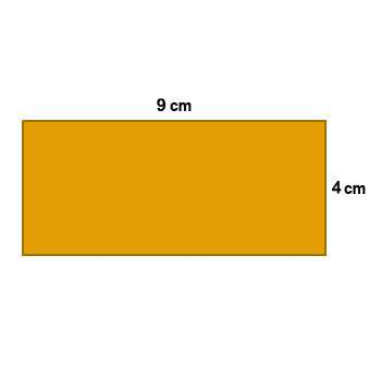 State the formula used for finding the area of a rectangle. then apply the formula to find the area