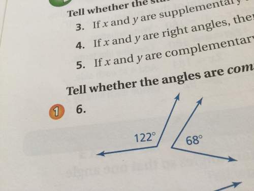 Plz ! tell whether the angles are complementary, supplementary, or neither