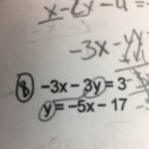Solve each system by substitution