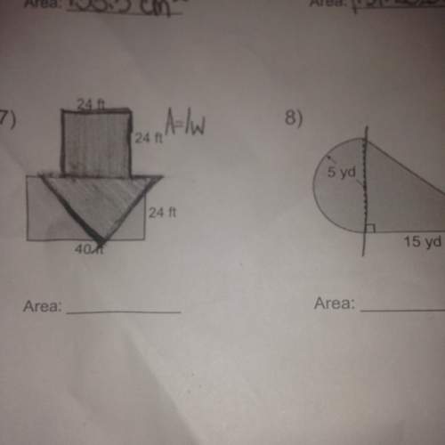 What is the area of these two problems ? ?