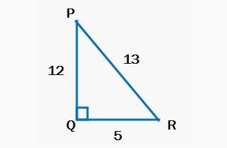 What is the tangent of angle p?  12/13 5/13 12/5 5/12