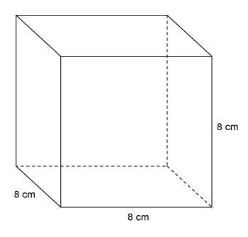 What is the capacity of the cube in milliliters?  a. 512 ml