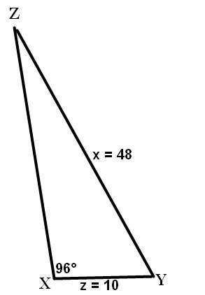 Find the the measure of angle z  a. 12° b. 15.5 c. 4.4
