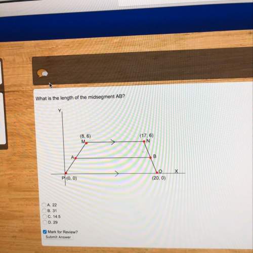 What is the length of the midsegment ab?