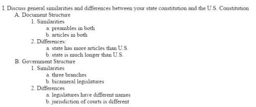 U.s and pennsylvania state constitutions essay ? i am a week behind i need asap
