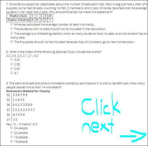 Answer all of these correct and you'll get brainliest! make sure that you click on the next little
