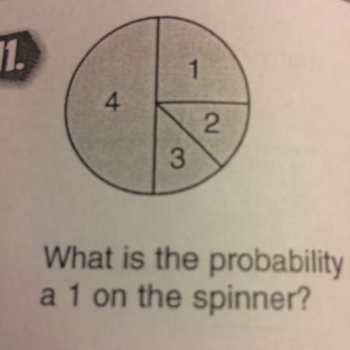 what is the probability of the spinning a 1 on the spinner