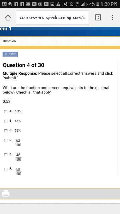 What are the fraction and percent equivalents to the decimal below? check all that apply.