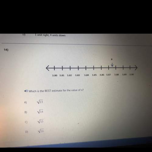 What is the best estimate for the value of x