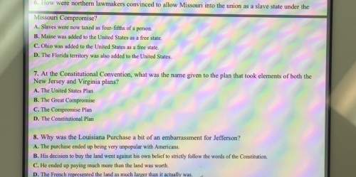 6. how were northern lawmakers convinced to allow missouri into the union as a slave state under the