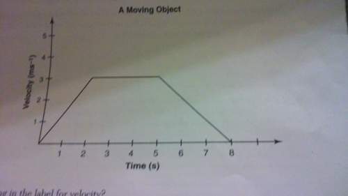 Is this object showing acceleration for the first 2 seconds? explain your answer.