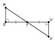 Identify the triangle congruence postulate or theorem (sss, sas, asa, aas, or hl) that shows the tri