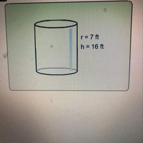 Pls asap! will give brainliest what is the total area of this cylinder?  a